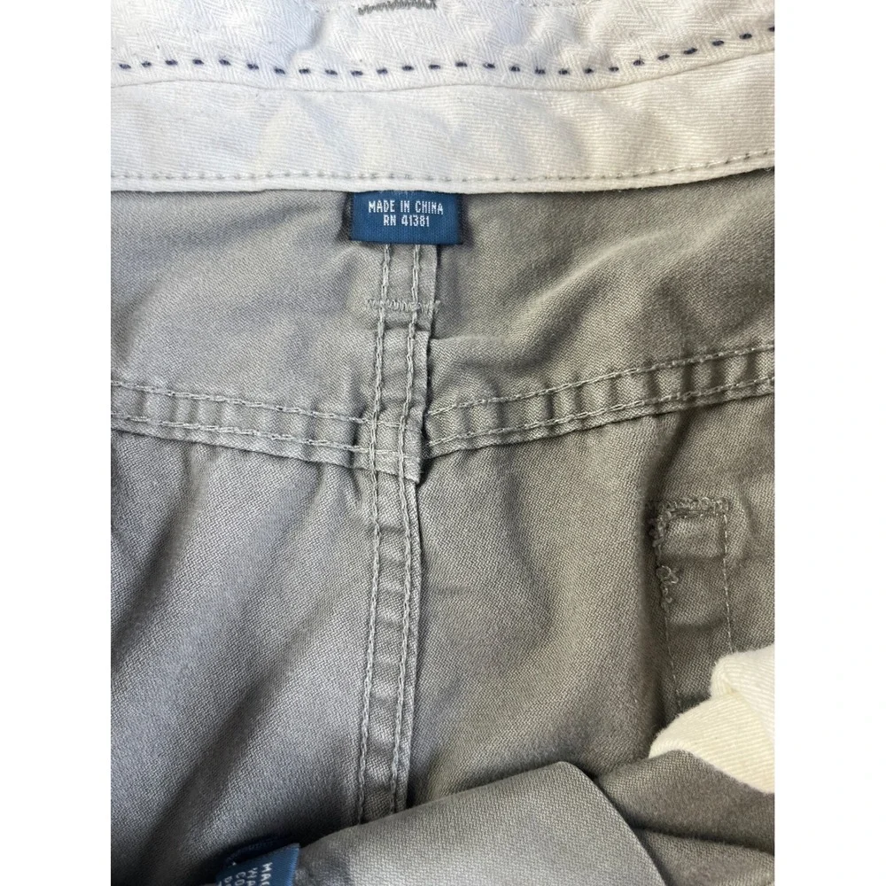 Polo Ralph Lauren 34x32 Straight Leg Chino Olive‎ Grey 5-Pocket Missing button